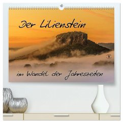 Der Lilienstein im Wandel der Jahreszeiten (hochwertiger Premium Wandkalender 2024 DIN A2 quer), Kunstdruck in Hochglanz