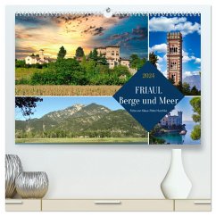 Friaul, Berge und Meer (hochwertiger Premium Wandkalender 2024 DIN A2 quer), Kunstdruck in Hochglanz