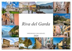 Riva del Garda Impressionen vom Gardasee (Wandkalender 2024 DIN A2 quer), CALVENDO Monatskalender
