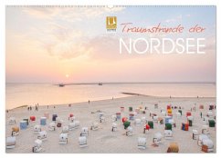 Traumstrände der Nordsee (Wandkalender 2024 DIN A2 quer), CALVENDO Monatskalender