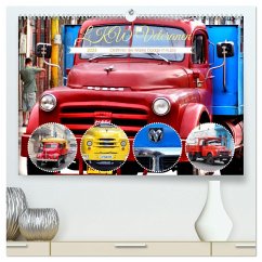 LKW Veteranen - Oldtimer der Marke Dodge in Kuba (hochwertiger Premium Wandkalender 2024 DIN A2 quer), Kunstdruck in Hochglanz