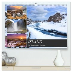 ISLAND Ein fantastisches Erlebnis (hochwertiger Premium Wandkalender 2024 DIN A2 quer), Kunstdruck in Hochglanz