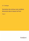 Description des animaux sans vertèbres découverts dans le bassin de Paris