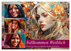 Vollkommen Weiblich (Wandkalender 2024 DIN A4 quer), CALVENDO Monatskalender