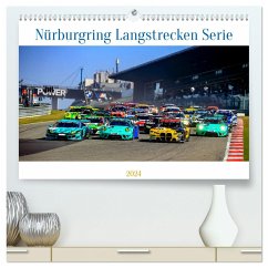 Nüburgring Langstrecken Serie 2024 (hochwertiger Premium Wandkalender 2024 DIN A2 quer), Kunstdruck in Hochglanz