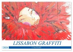 LISSABON GRAFFITI (Wandkalender 2024 DIN A2 quer), CALVENDO Monatskalender - boeTtchEr, U