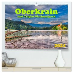 Oberkrain und Triglav-Nationalpark (hochwertiger Premium Wandkalender 2024 DIN A2 quer), Kunstdruck in Hochglanz