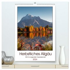 Herbstliches Allgäu (hochwertiger Premium Wandkalender 2024 DIN A2 hoch), Kunstdruck in Hochglanz - Hennen, Marcus