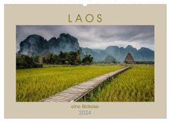 Laos - eine Bildreise (Wandkalender 2024 DIN A2 quer), CALVENDO Monatskalender
