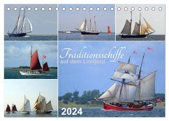 Traditionsschiffe auf dem Limfjord (Tischkalender 2024 DIN A5 quer), CALVENDO Monatskalender - Prescher, Werner