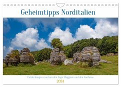 Geheimtipps Norditalien (Wandkalender 2024 DIN A4 quer), CALVENDO Monatskalender