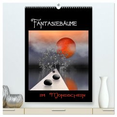 Fantasiebäume im Mondschein (hochwertiger Premium Wandkalender 2024 DIN A2 hoch), Kunstdruck in Hochglanz - IssaBild