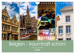 Belgien - traumhaft schön! (Wandkalender 2024 DIN A4 quer), CALVENDO Monatskalender