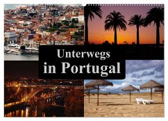 Unterwegs in Portugal (Wandkalender 2024 DIN A2 quer), CALVENDO Monatskalender