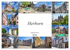 Herborn Impressionen (Wandkalender 2024 DIN A4 quer), CALVENDO Monatskalender