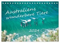 Australiens wunderbare Tiere (Tischkalender 2024 DIN A5 quer), CALVENDO Monatskalender