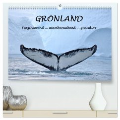 Grönland Faszinierend atemberaubend grandios (hochwertiger Premium Wandkalender 2024 DIN A2 quer), Kunstdruck in Hochglanz