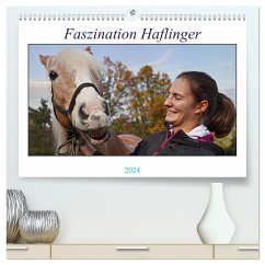 Faszination Haflinger (hochwertiger Premium Wandkalender 2024 DIN A2 quer), Kunstdruck in Hochglanz