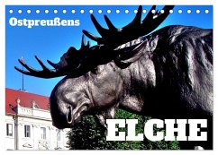 Ostpreußens Elche (Tischkalender 2024 DIN A5 quer), CALVENDO Monatskalender