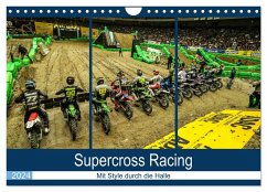 Supercross Racing - Mit Style durch die Halle (Wandkalender 2024 DIN A4 quer), CALVENDO Monatskalender