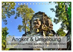 Angkor & Umgebung ¿ Eindrucksvolle Fotos aus dem Reich der Khmer (Tischkalender 2024 DIN A5 quer), CALVENDO Monatskalender