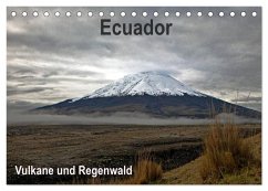 Ecuador - Regenwald und Vulkane (Tischkalender 2024 DIN A5 quer), CALVENDO Monatskalender