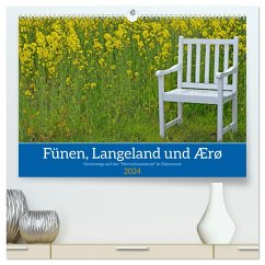 Fünen, Langeland und Ærø - Unterwegs auf der "Herrenhausroute" in Dänemark (hochwertiger Premium Wandkalender 2024 DIN A2 quer), Kunstdruck in Hochglanz