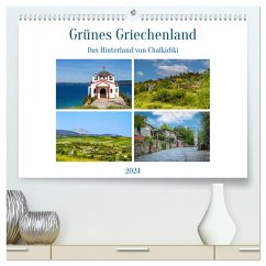 Grünes Griechenland (hochwertiger Premium Wandkalender 2024 DIN A2 quer), Kunstdruck in Hochglanz - Di Chito, Ursula
