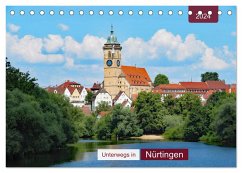 Unterwegs in Nürtingen (Tischkalender 2024 DIN A5 quer), CALVENDO Monatskalender