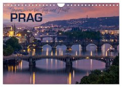 PRAG Impressionen bei Tag und Nacht (Wandkalender 2024 DIN A4 quer), CALVENDO Monatskalender