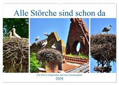 Alle Störche sind schon da - Ein Dorf in Ostpreußen und seine Sommergäste (Wandkalender 2024 DIN A2 quer), CALVENDO Monatskalender
