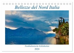 Bellezze del Nord Italia (Tischkalender 2024 DIN A5 quer), CALVENDO Monatskalender