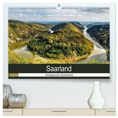 Saarland - unbekannte Schönheit (hochwertiger Premium Wandkalender 2024 DIN A2 quer), Kunstdruck in Hochglanz