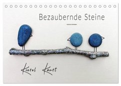 Bezaubernde Steine - Kieselkunst (Tischkalender 2024 DIN A5 quer), CALVENDO Monatskalender