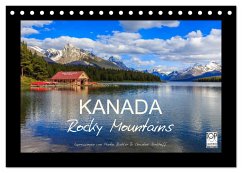 KANADA - Rocky Mountains (Tischkalender 2024 DIN A5 quer), CALVENDO Monatskalender