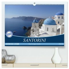 Santorini - Insel ewiger Liebe (hochwertiger Premium Wandkalender 2024 DIN A2 quer), Kunstdruck in Hochglanz