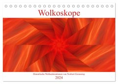Wolkoskope - Himmlische Wolkenkreationen (Tischkalender 2024 DIN A5 quer), CALVENDO Monatskalender