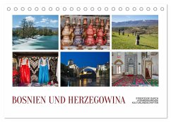 Bosnien und Herzegowina - Streifzüge durch atemberaubende Kulturlandschaften (Tischkalender 2024 DIN A5 quer), CALVENDO Monatskalender