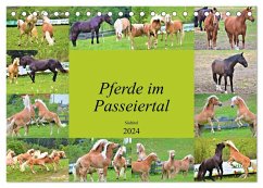 Pferde im Passeiertal (Tischkalender 2024 DIN A5 quer), CALVENDO Monatskalender - Pixner, Markus