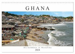 Ghana - Die Goldküste in Westafrika (Wandkalender 2024 DIN A3 quer), CALVENDO Monatskalender - Franke, Britta