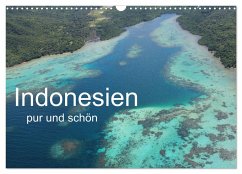 Indonesien pur und schön (Wandkalender 2024 DIN A3 quer), CALVENDO Monatskalender