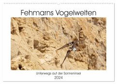 Fehmarn Vogelwelten (Wandkalender 2024 DIN A2 quer), CALVENDO Monatskalender