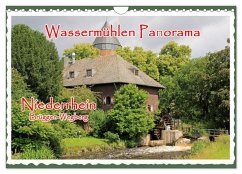 Wassermühlen Panorama Niederrhein Brüggen-Wegberg (Wandkalender 2024 DIN A4 quer), CALVENDO Monatskalender