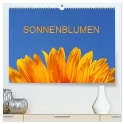 Sonnenblumen (hochwertiger Premium Wandkalender 2024 DIN A2 quer), Kunstdruck in Hochglanz - Jäger, Thomas