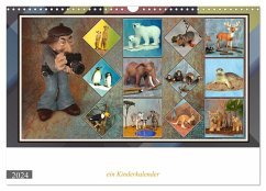 Fotograf auf Pirsch - ein Kinderkalender (Wandkalender 2024 DIN A3 quer), CALVENDO Monatskalender