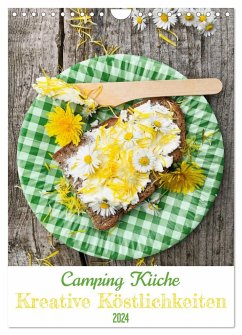 Camping Küche - Kreative Köstlichkeiten (Wandkalender 2024 DIN A4 hoch), CALVENDO Monatskalender