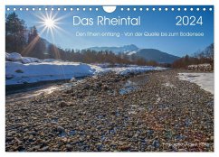 Das Rheintal 2024 (Wandkalender 2024 DIN A4 quer), CALVENDO Monatskalender - J. Koller - 4pictures.ch, Alois