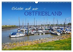 Erlebe mit mir Ostfriesland (Wandkalender 2024 DIN A3 quer), CALVENDO Monatskalender