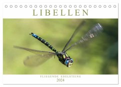 Libellen - Fliegende Edelsteine (Tischkalender 2024 DIN A5 quer), CALVENDO Monatskalender