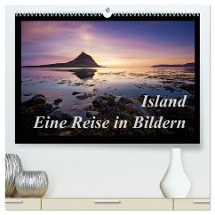 Island - Eine Reise in Bildern (hochwertiger Premium Wandkalender 2024 DIN A2 quer), Kunstdruck in Hochglanz
